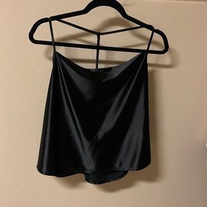 Black Silk Wild Fable Cami Tank